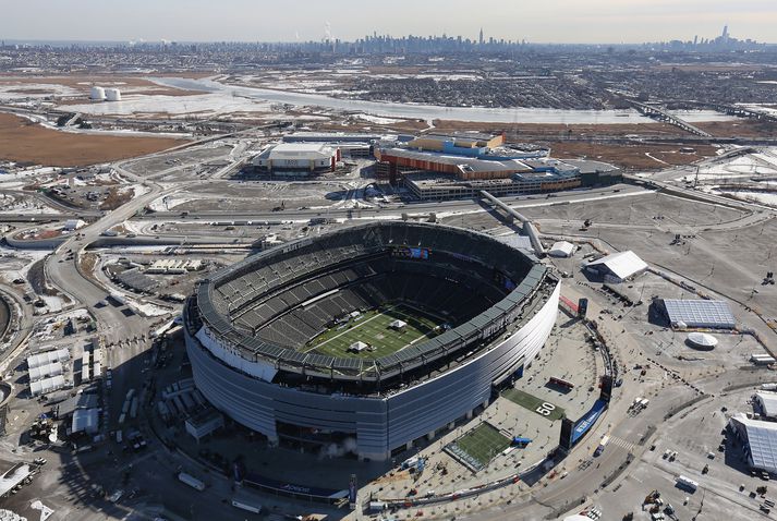 Leikurinn fer fram á MetLife-leikvanginum í New Jersey á sunnudag.