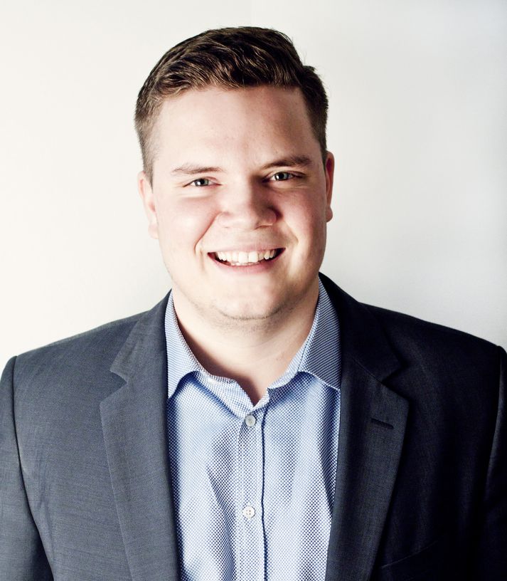 Andri Steinn segir rútuferðina hafa verið á sínum vegum.