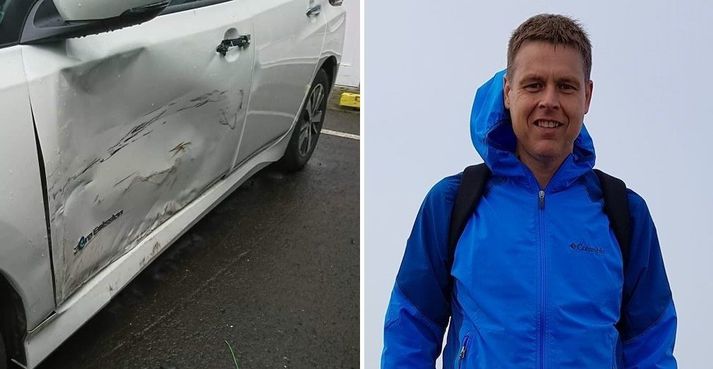 Eiríkur Björnsson situr uppi með Nissan Leaf bíl árgerð 2019 með ónýta rafhlöðu. Frásögn hans hefur vakið mikla athygli.