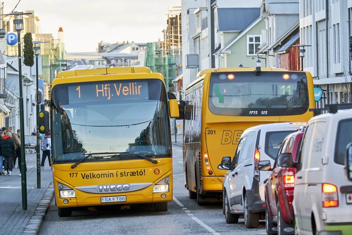 Fjölgun í Strætó er vel umfram fjölgun íbúa.