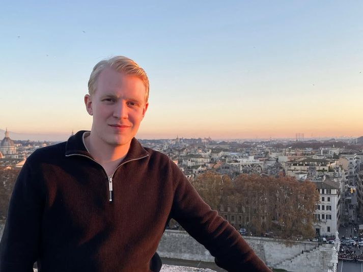 Breki Atlason hefur setið í stjórn ungliðahreyfingar Miðflokksins.