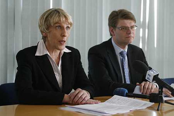 Anna Stefánsdóttir og Björn Zoëga.