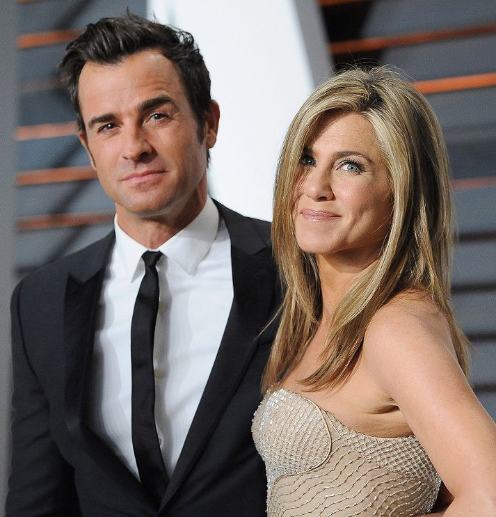 Justin Theoux og Jennifer Aniston eru í dag par.