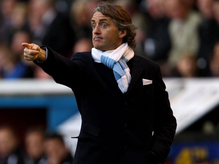 Roberto Mancini, stjóri Manchester City.