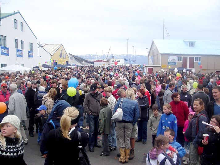 Maðurinn var gestur á hátíðinni Fiskideginum mikla á Dalvík í ágúst 2013 þar sem líkamsárásin átti sér stað.