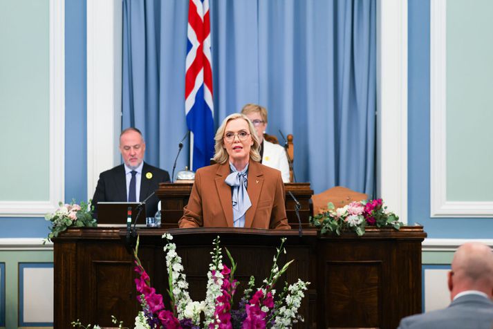 Guðrún Hafsteinsdóttir formaður Sjálfstæðisflokksins. 