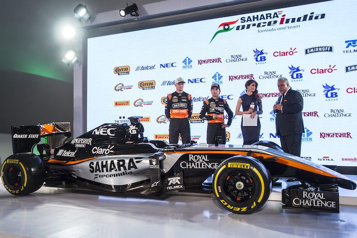 Force India bíllinn frumsýndur fyrir 2015.