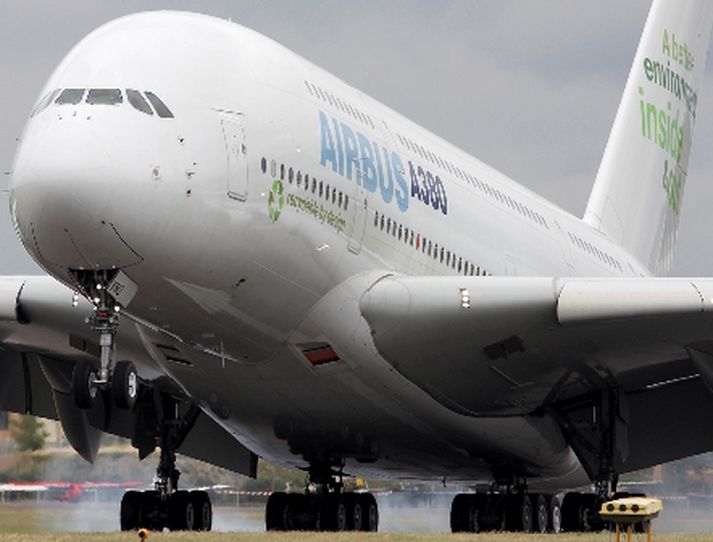 Airbus 380 er stærsta farþegaflugvél í heiminum.