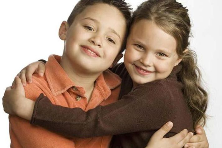 Það er bannað að faðmast. Myndin er úr  safni.