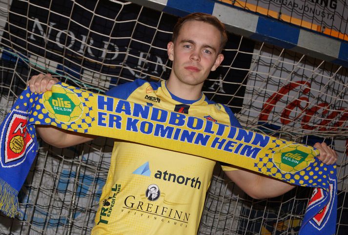 Dagur Árni kann vel við sig í gulu treyjunni