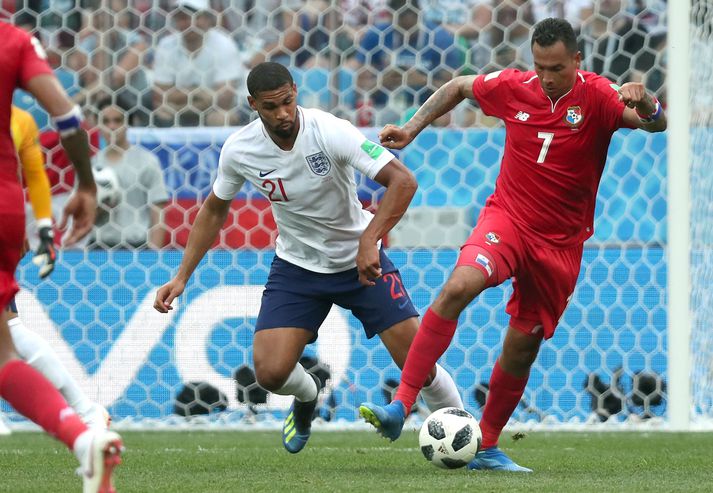 Ruben Loftus-Cheek í leik með enska landsliðinu á HM 2018.