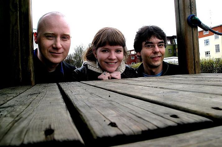 Hilmar Jensson, Jóhann Jóhannsson og Kristín Björk Kristjánsdóttir forsprakkar Tilraunaeldhússins standa fyrir sýningu og fjölmörgum viðburðum í Nýlistasafninu þessar vikurnar.