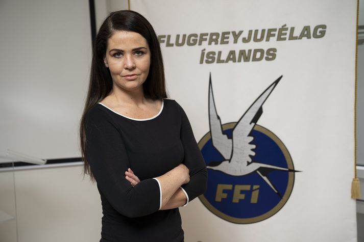 Berglind Hafsteinsdóttir formaður Flugfreyjufélags Íslands. 