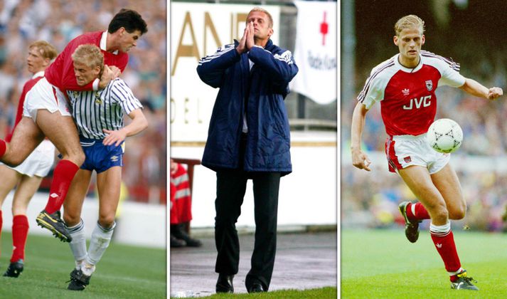 Sigurður Jónsson lék bæði með Sheffield Wednesday og Arsenal.