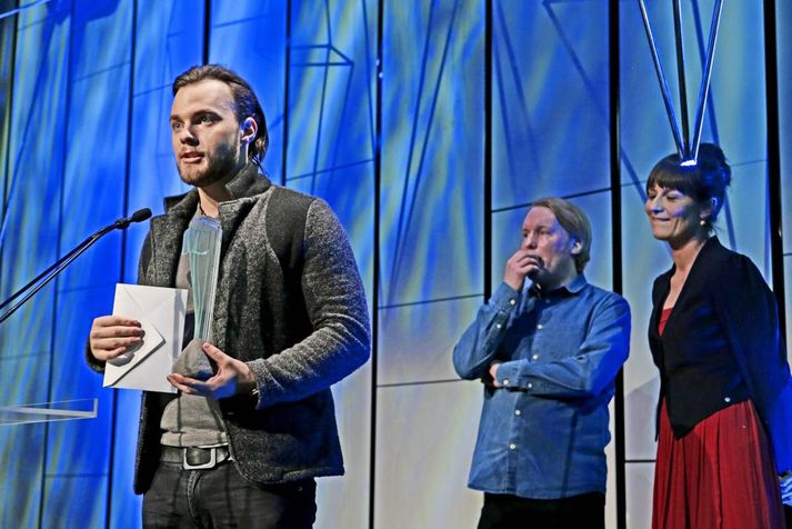 Ásgeir Trausti Einarsson vann fern verðlaun á Íslensku tónlistarverðlaununum á miðvikudag.