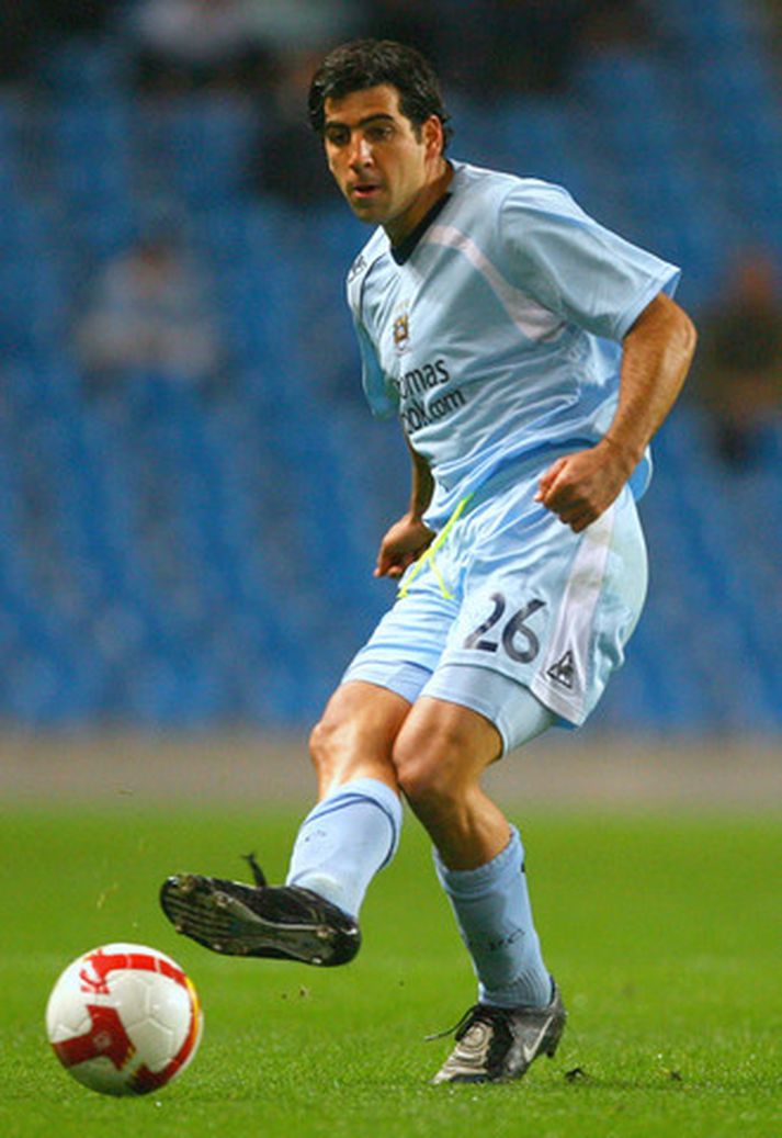 Tal Ben Haim í leik með Manchester City.