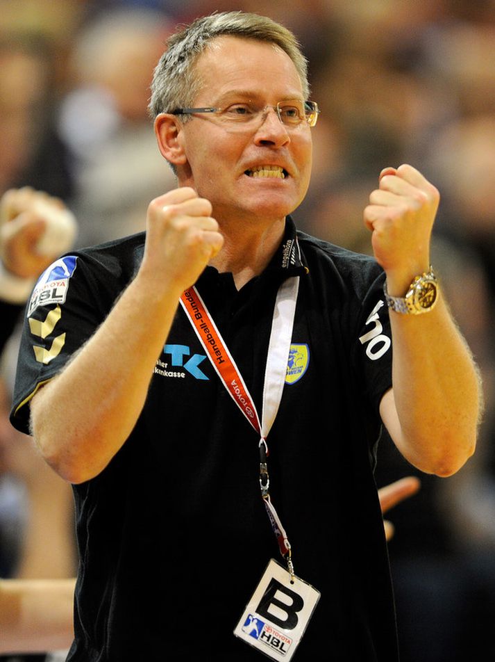 Guðmundur Guðmundsson, þjálfari Rhein-Neckar Löwen.