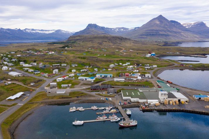 Vonskuveður var á Djúpavogi í gær.
