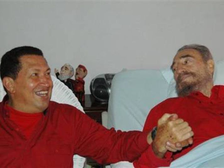 Chavez og Castro.