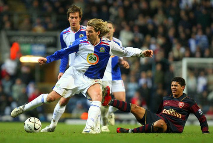 Robbie Savage í leik með Blackburn.