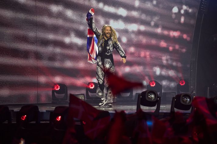 Sam Ryder frá Bretlandi sló í gegn í Eurovision.