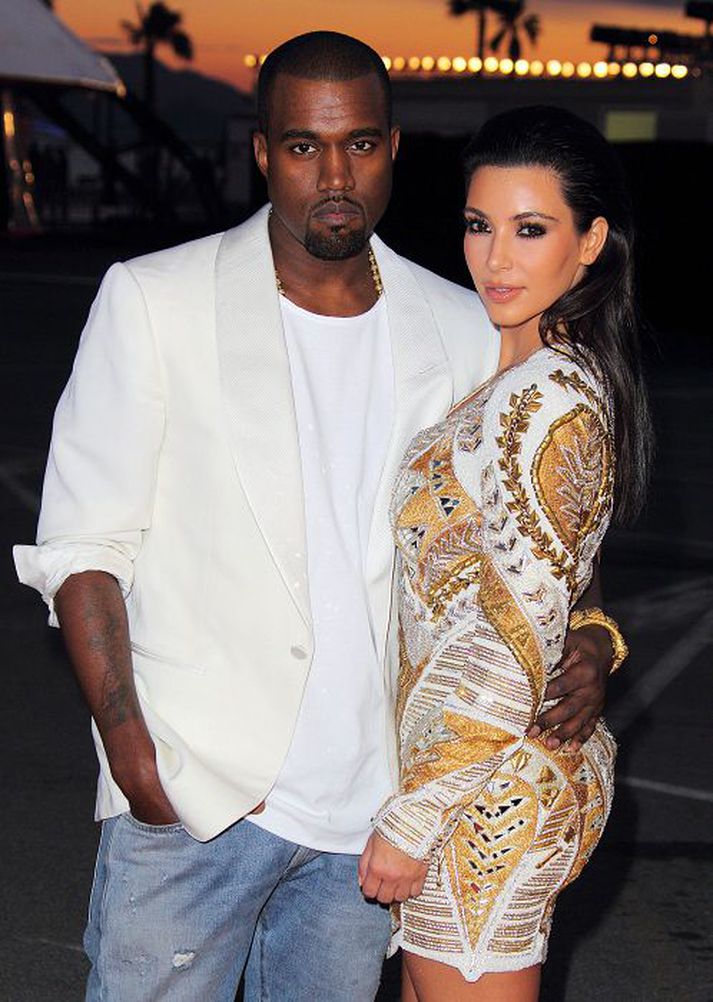 Kim Kardashian segist lengi hafa verið hrifin af Kanye West.
nordicphotos/getty