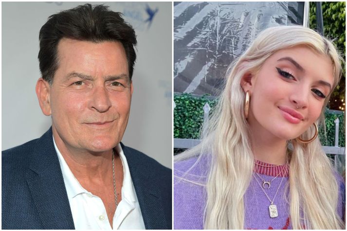 Sami Sheen auglýsti OnlyFans síðu sína á Instagram í gær en Sami er dóttir leikaranna Charlie Sheen og Denise Richards.