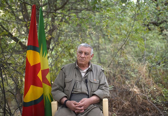 Cemil Bayik, hernaðarleiðtogi Kúrda í Tyrklandi.