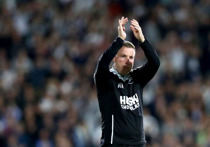 Neil Harris er 42 ára gamall og hefur stýrt Millwall frá 2015