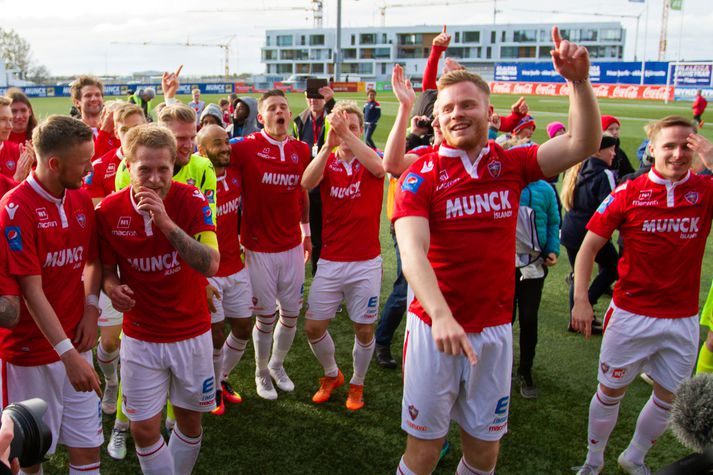 Valsmenn voru hársbreidd frá því að komast enn lengra.