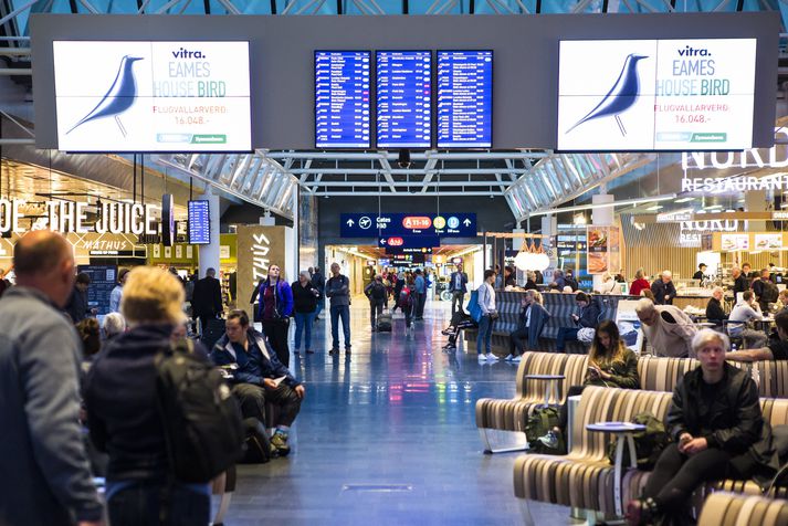 Sviðsmyndin Flugborgin er ein af þeim sem dregin er upp í skýrslunni en þar er Keflavíkurflugvöllur í stóru hlutverki.