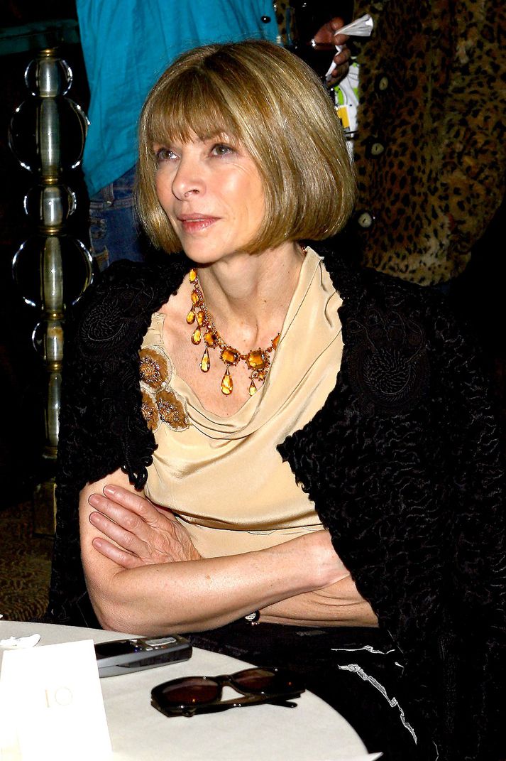 Anna Wintour er þekkt fyrir einstaklega fágaðan stíl.