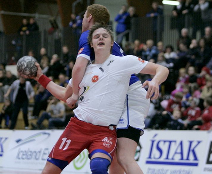 Ólafur Bjarki Ragnarsson, leikmaður HK, skoraði tvö mörk í dag. 