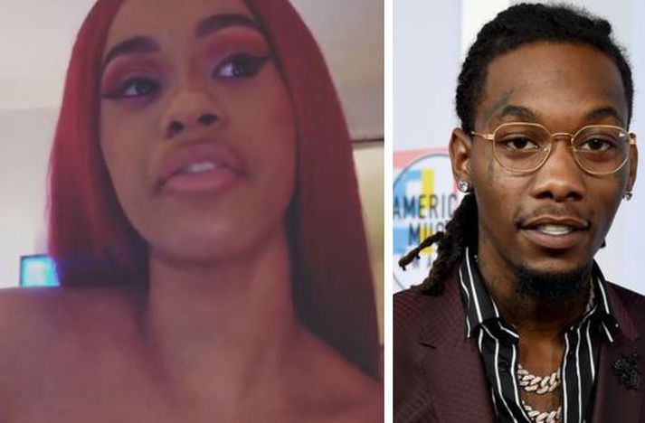 Cardi B og Offset skilja.