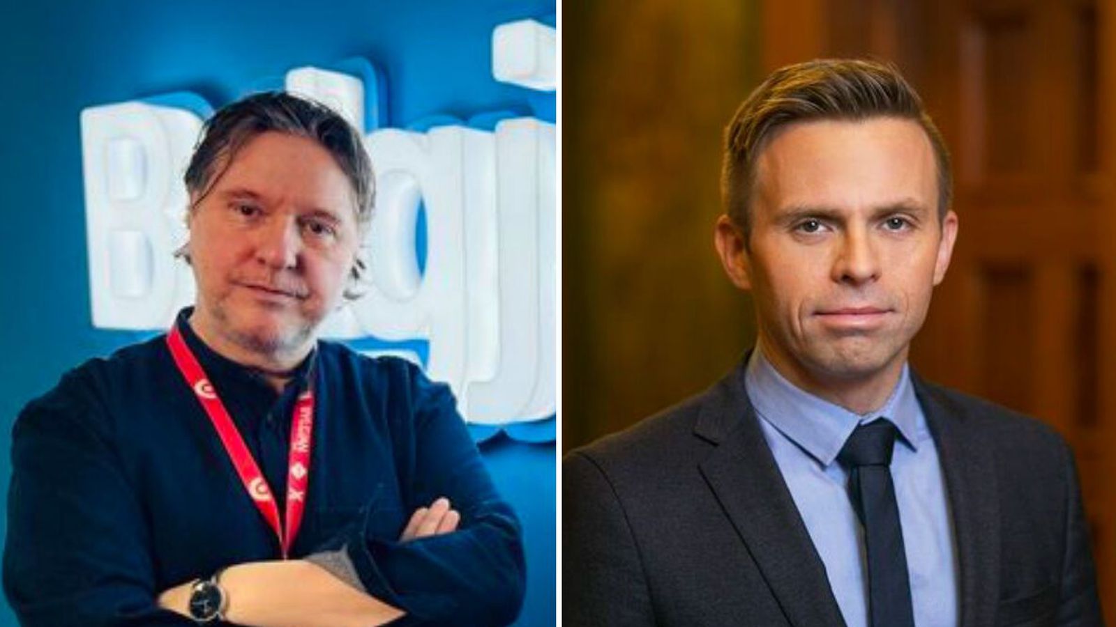 Sprengi­sands­stjóri og upp­lýsinga­full­trúi Lands­bankans til RÚV