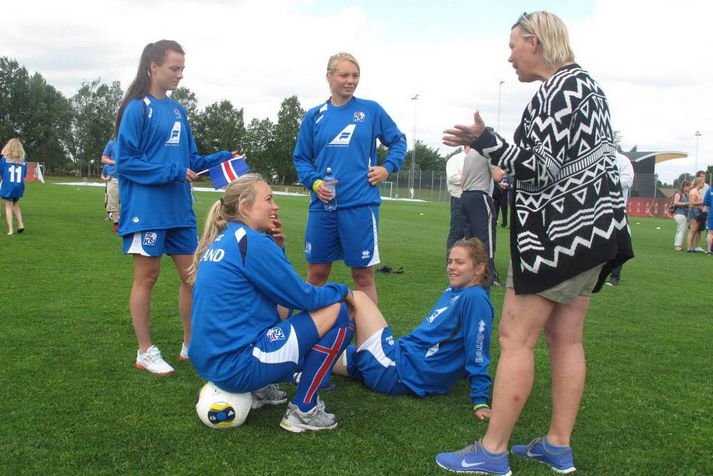 Það var léttur dagur hjá þeim sem hafa spilað mest á EM