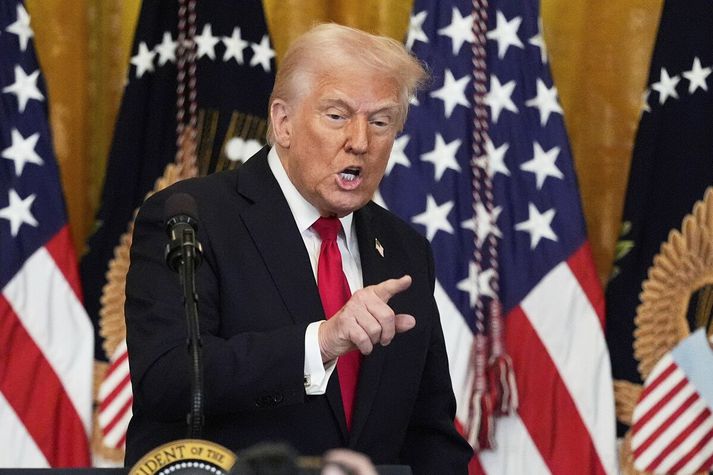 Donald Trump, forseti Bandaríkjanna, vill einnig ráða yfir Grænlandi.