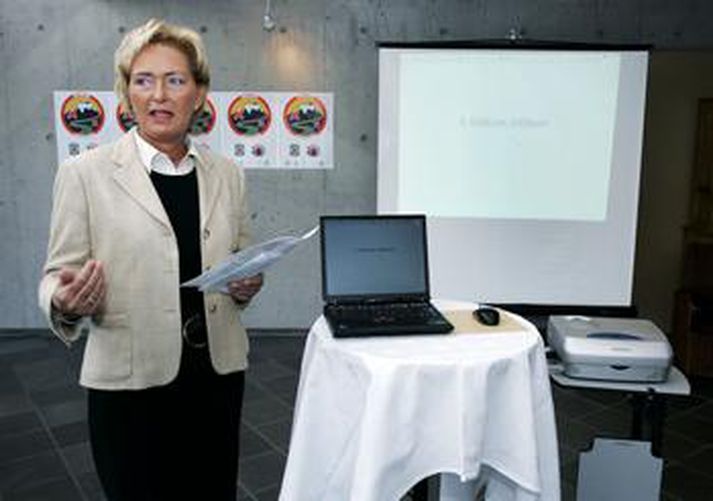 Jónína Bjartmarz umverfisráðherra opnaði vefsíðu átaksins.