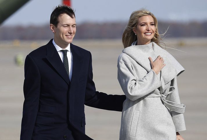 Jared Kushner (t.v.) og Ivanka Trump (t.h.).