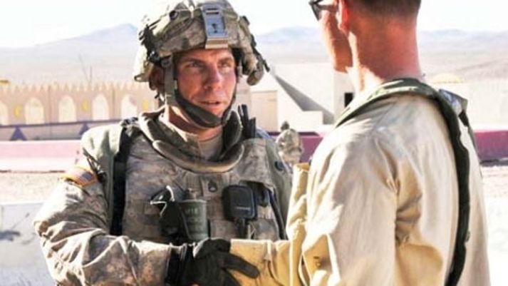 Þessi mynd er tekin af heimasíðu Bandaríska hersins og sýnir Robert Bales í Afganistan. Myndin hefur nú verið fjarlægð.