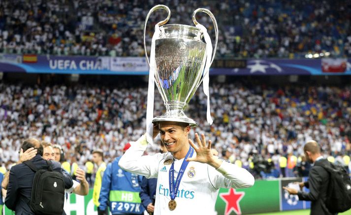 Cristiano Ronaldo vann Meistaradeildina fjórum sinnum með Real Madrid á sínum tíma.