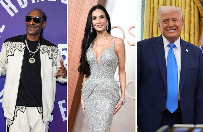 Snoop Dogg, Demi Moore og Donald Trump eru meðal 100 áhrifamestu einstaklinga heims ársins 2025.