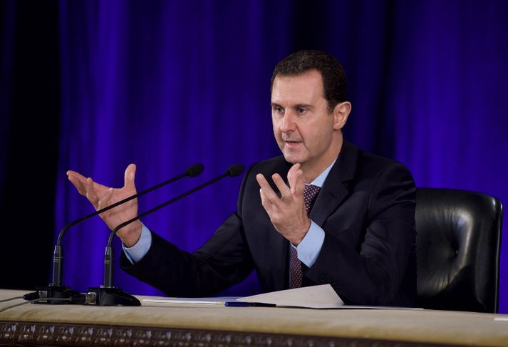 Bashar al-Assad Sýrlandsforseti.