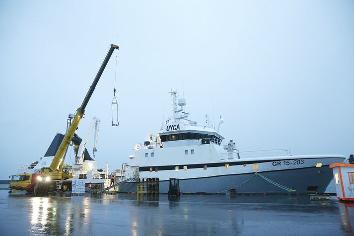 Útgerð skipsins, Polar Seafood, bíður leyfis frá lögreglu.