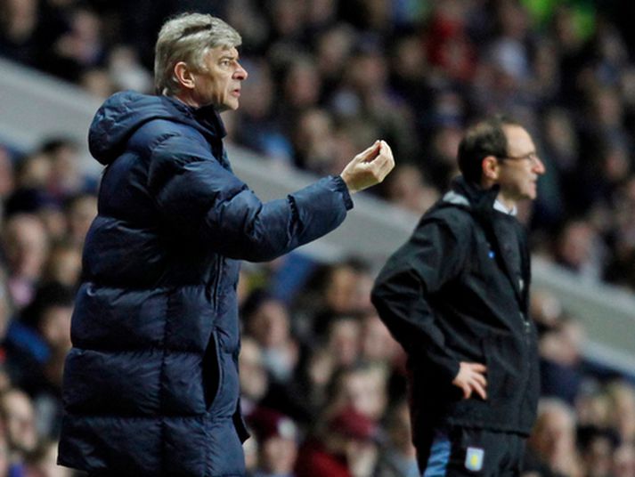Arsene Wenger og Martin O'Neill eru ekki miklir vinir.