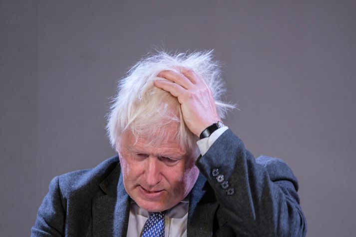 Boris Johnson var í lest á leið frá ráðstefnu í Kænugarði þegar árásin var gerð.