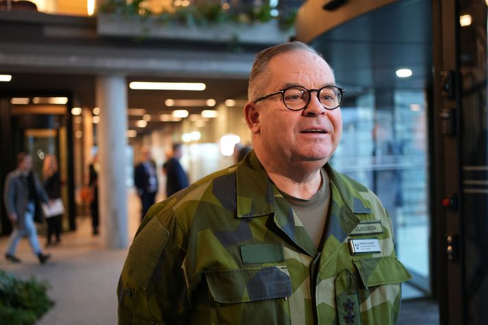 Michael Claesson er yfirmaður sænska hersins.