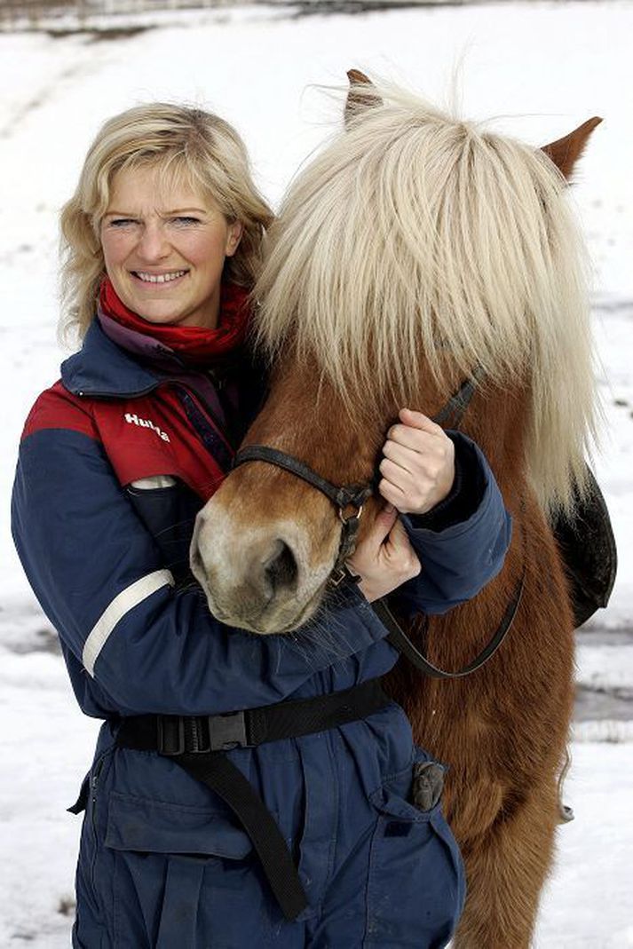 Hulda Gústafsdóttir, hestamaður og útflytjandi.