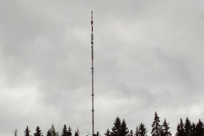 Útvarpsmastrið í Teisko.