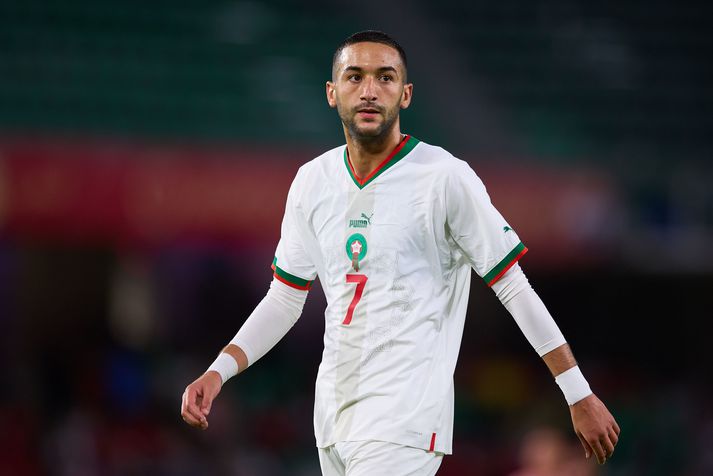 Hakim Ziyech verður með Marokkó á HM þrátt fyrir að hafa lagt landsliðsskóna á hilluna fyrr á árinu.